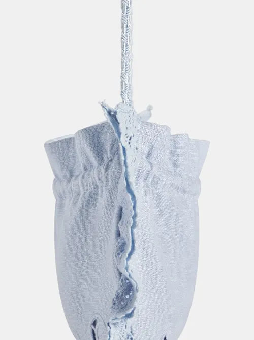 Embroidered small clutch
