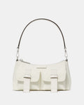 Nylon utility-style crossbody bag