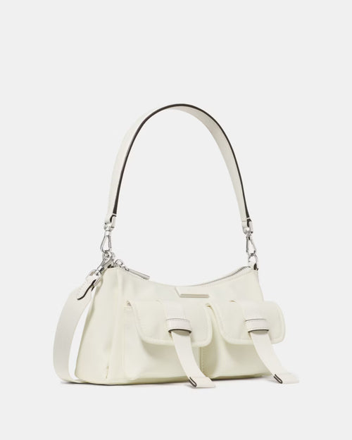 Nylon utility-style crossbody bag